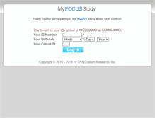Tablet Screenshot of myfocusstudy.com